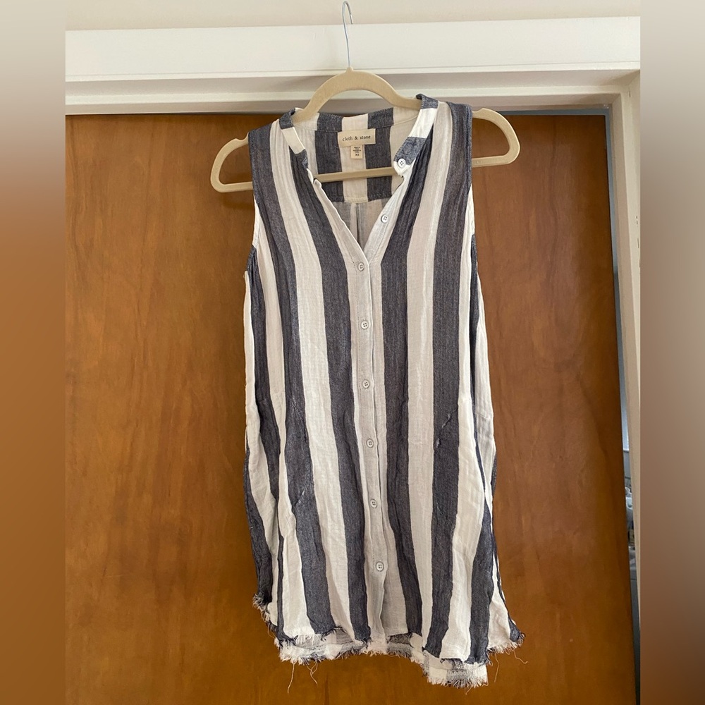 Anthropologie Cloth & Stone Tunic Tank XS - Picture 2 of 8